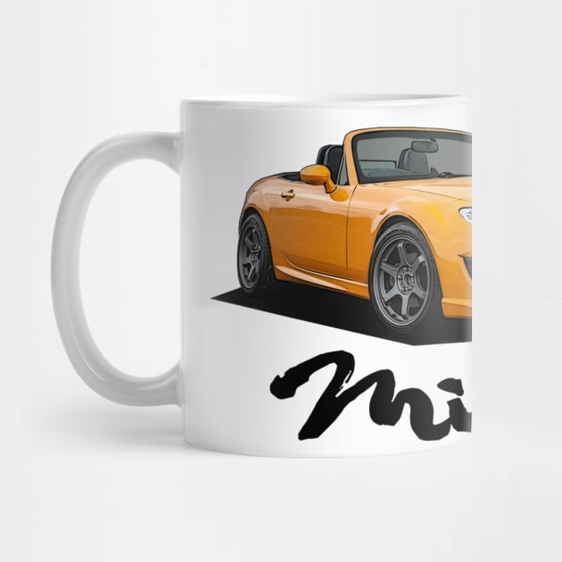 Mazda MX-5 Miata NC - NC2 Yellow by Woreth